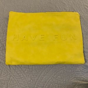 Zara Have Fun Non-Stop Summer zipper pouch